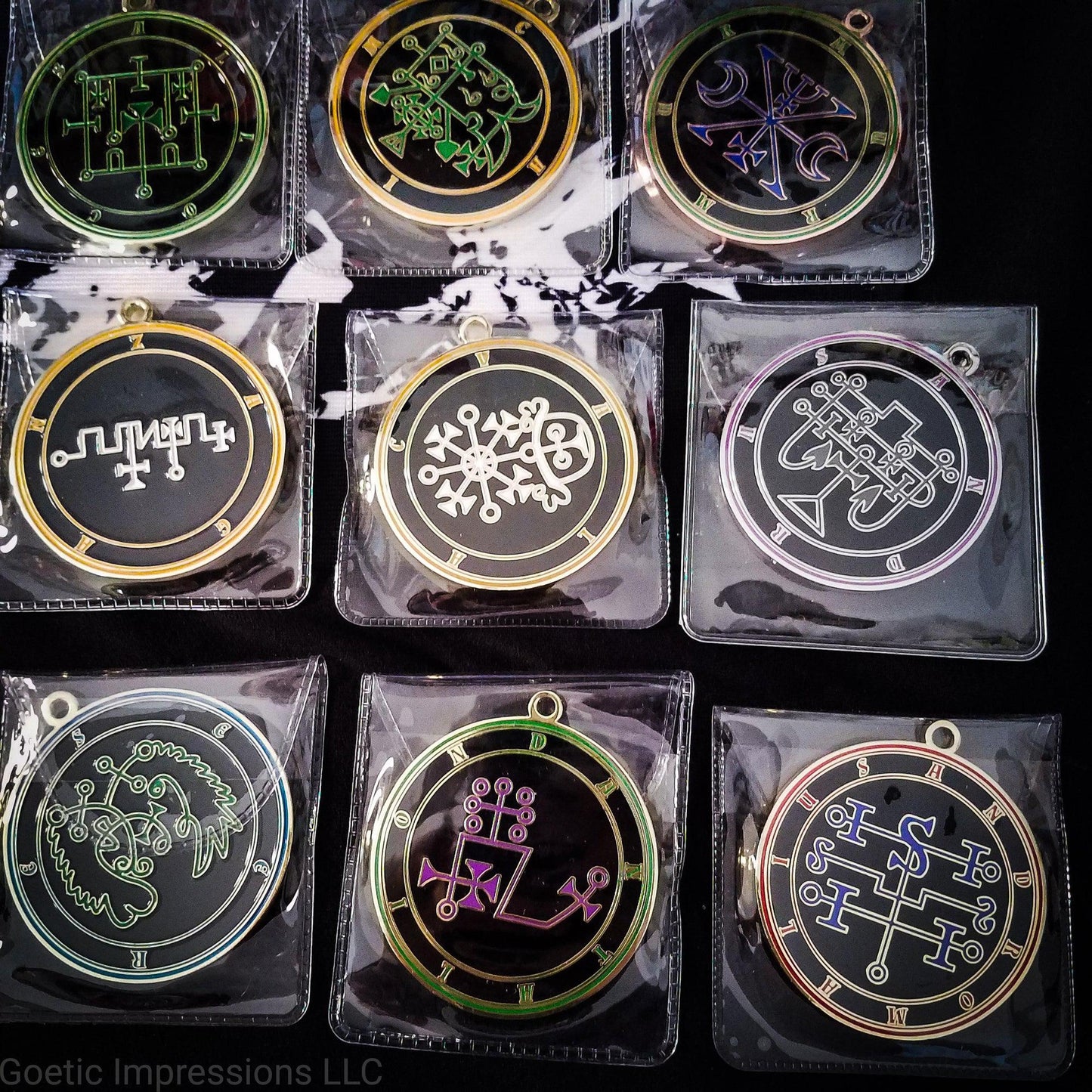 All 72 Ars Goetia Seal Medallions