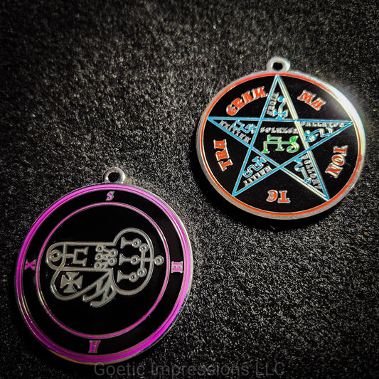 Shax Sigil Medallion - Ars Goetia Demon Seal