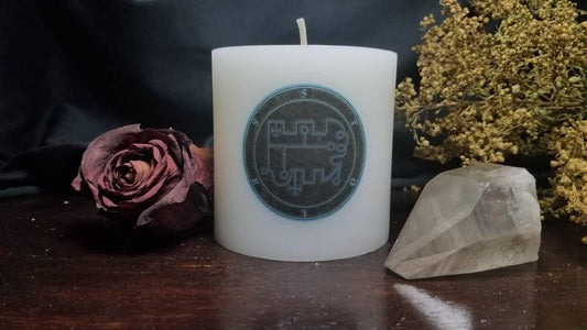 Stolas Full Color Seal Candle