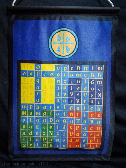 Enochian Water Elemental Watchtower Banner