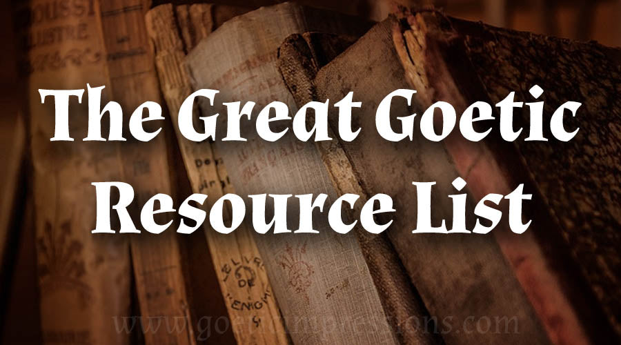 Great Goetic Resource List