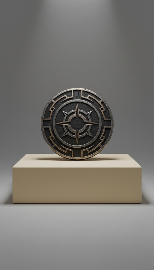 Ritual Medallion in Midnight Graphite