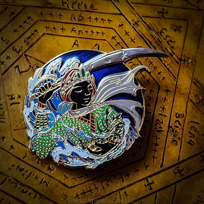 King Oberion Enamel Pin