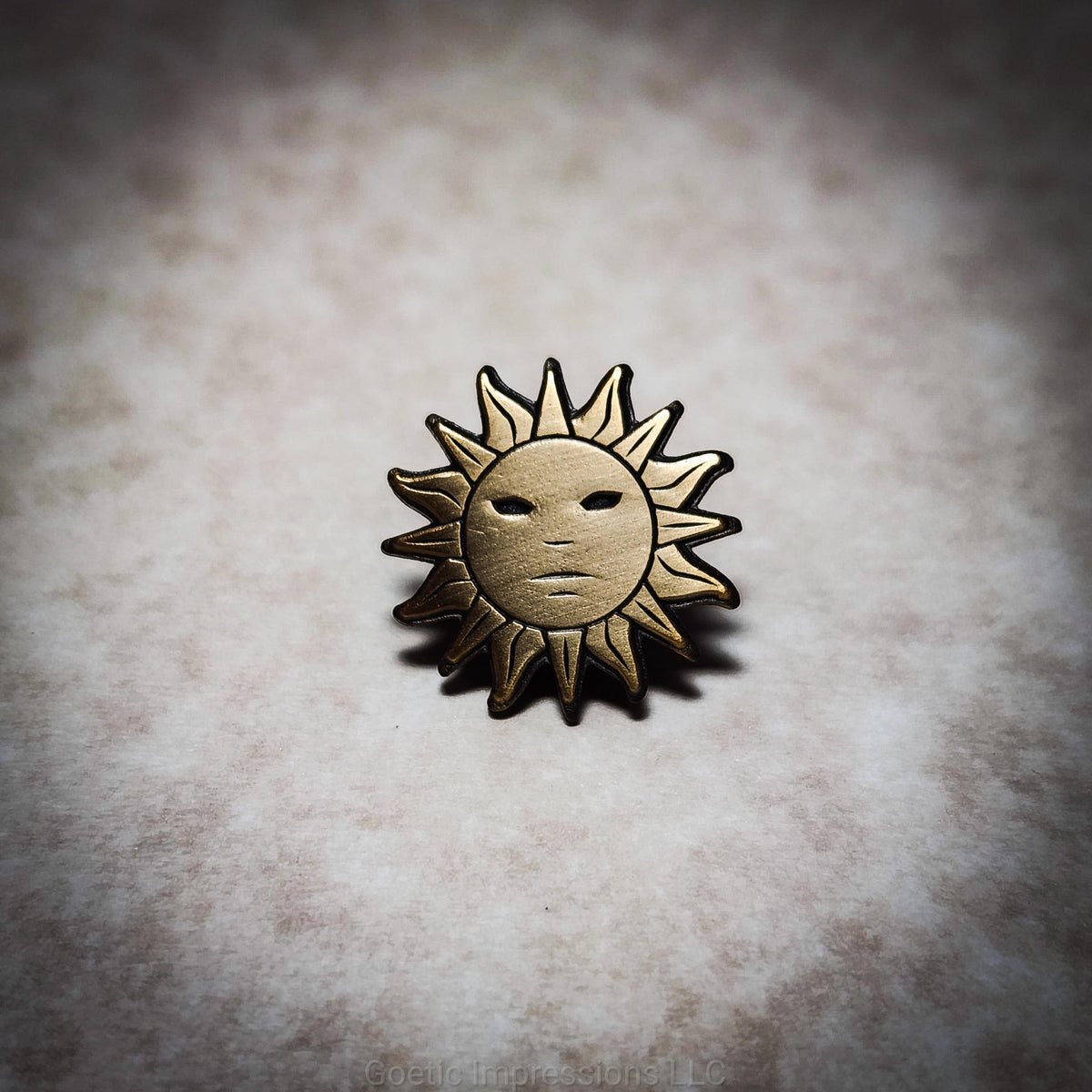 Sun and Moon Enamel Pin