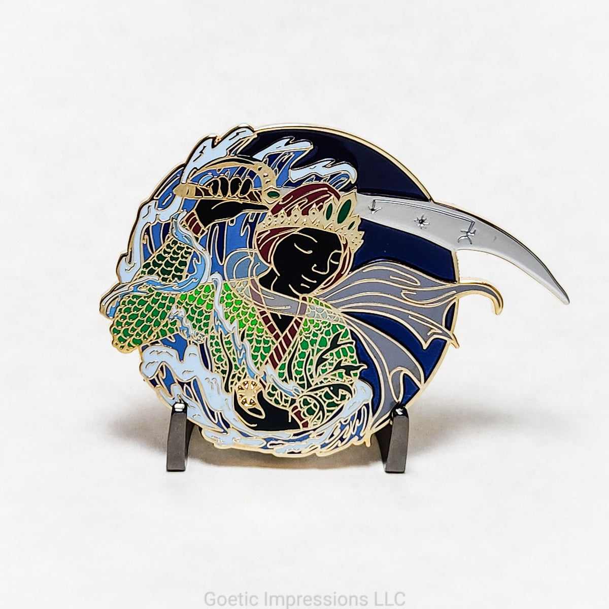 King Oberion Enamel Pin