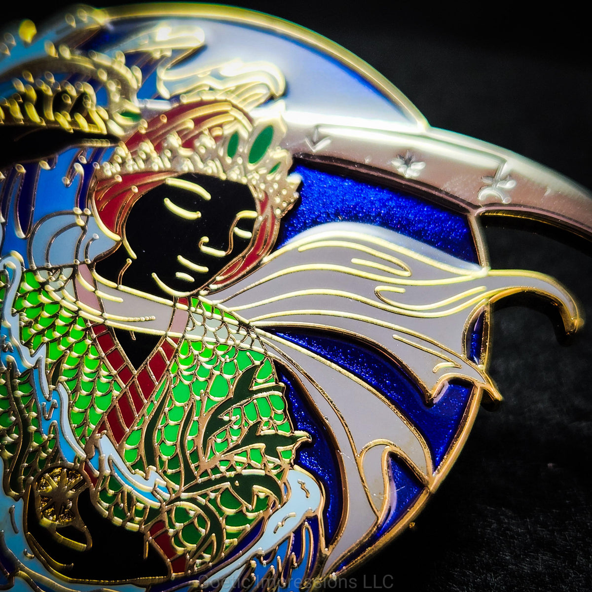 King Oberion Enamel Pin
