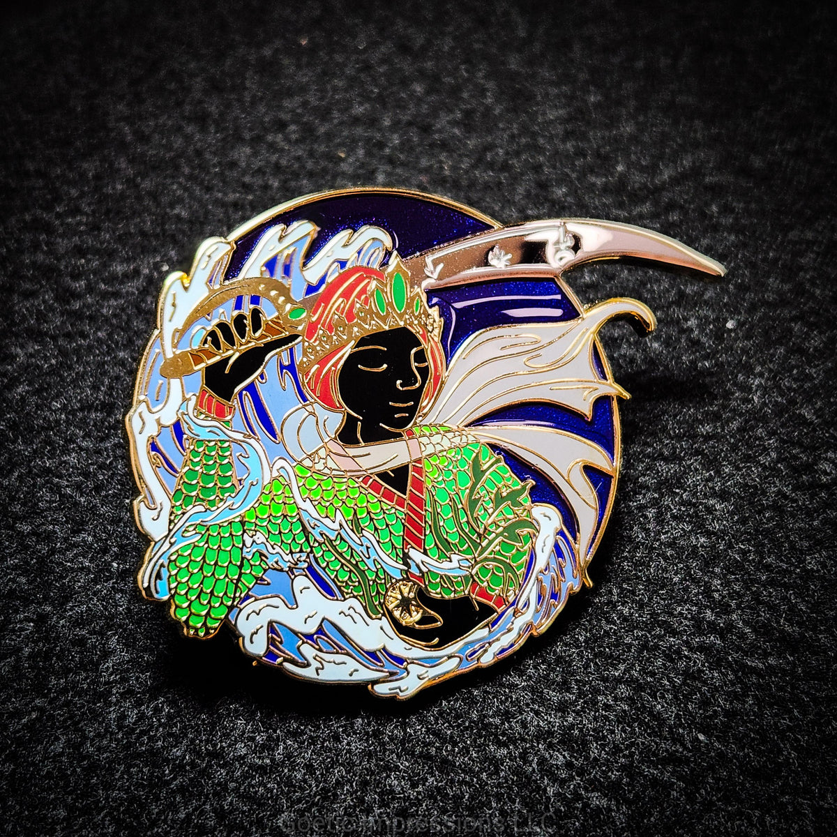 King Oberion Enamel Pin