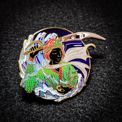 King Oberion Enamel Pin