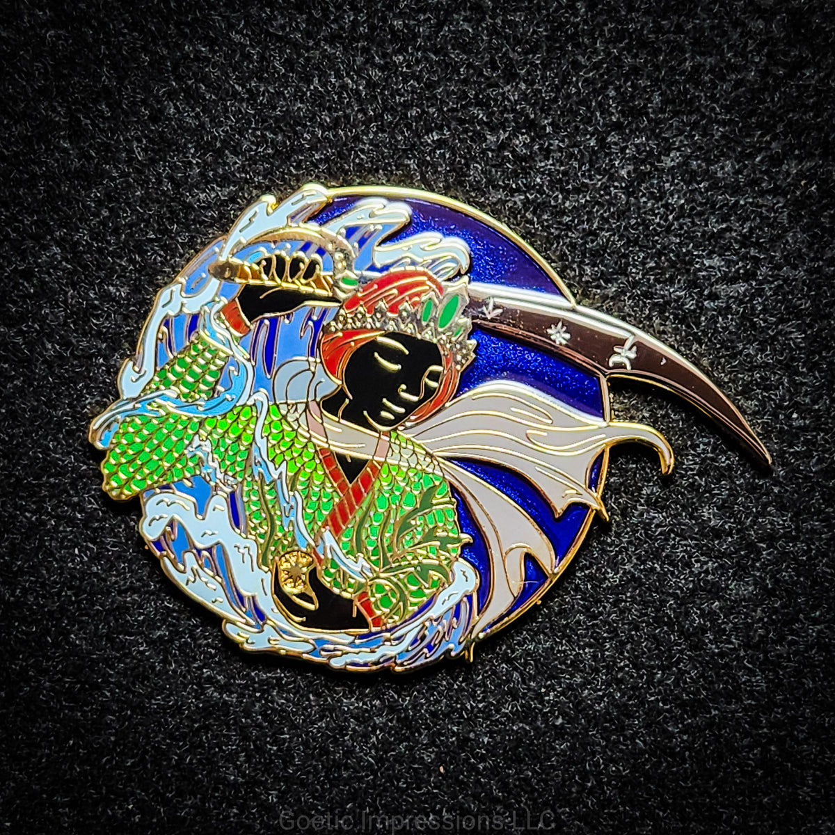 King Oberion Enamel Pin