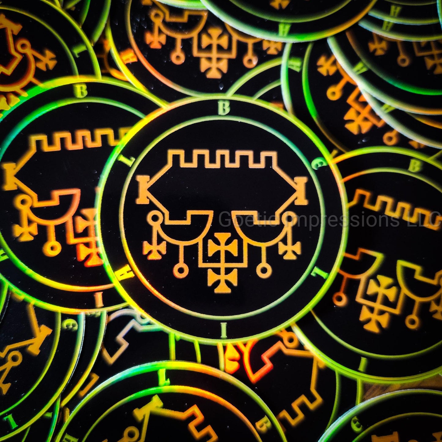 Belial Sigil Holographic Sticker