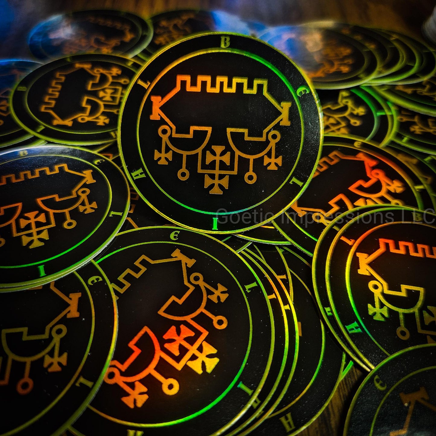 Belial Sigil Holographic Sticker