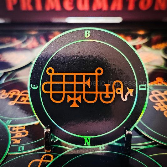 Bune Sigil Holographic Sticker