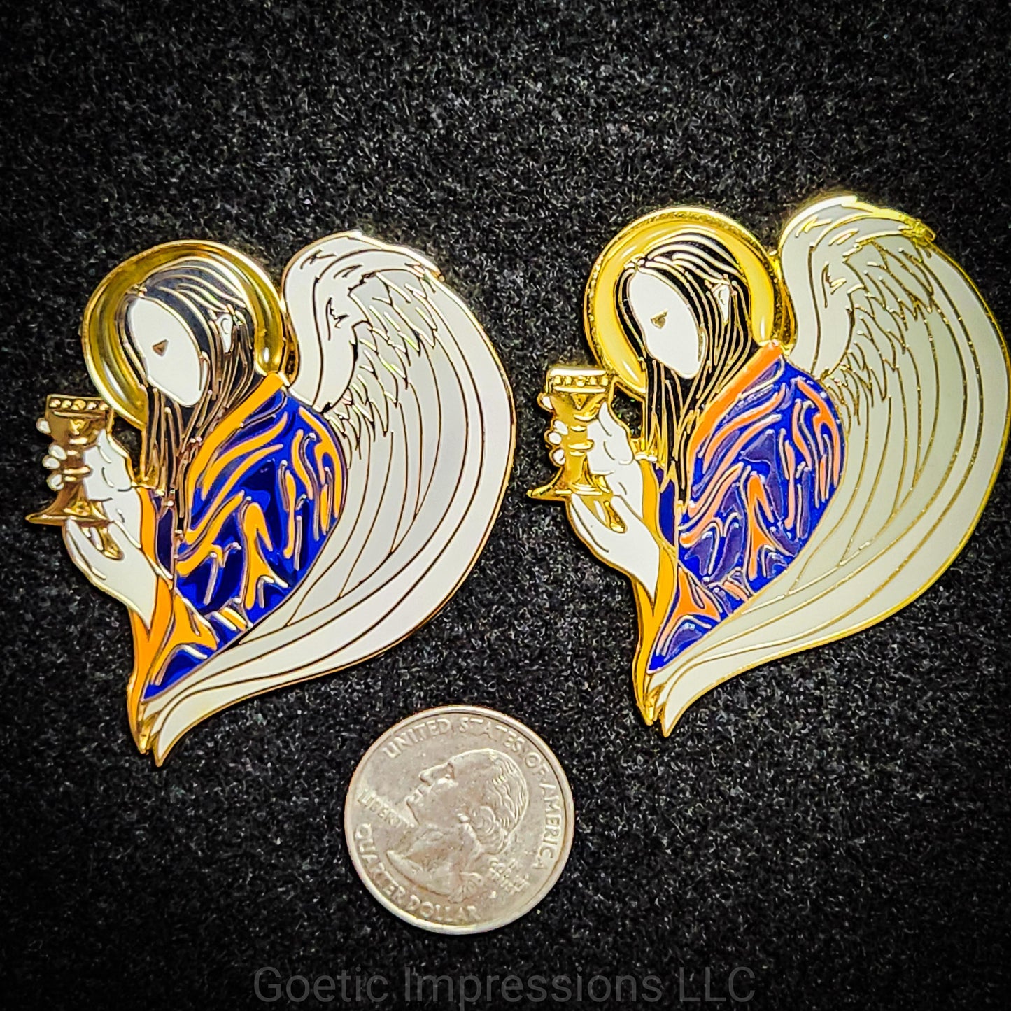 LBRP Archangel Gabriel Enamel Pin