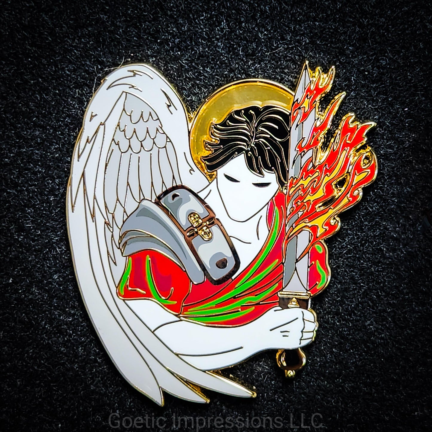 LBRP Archangel Michael Enamel Pin