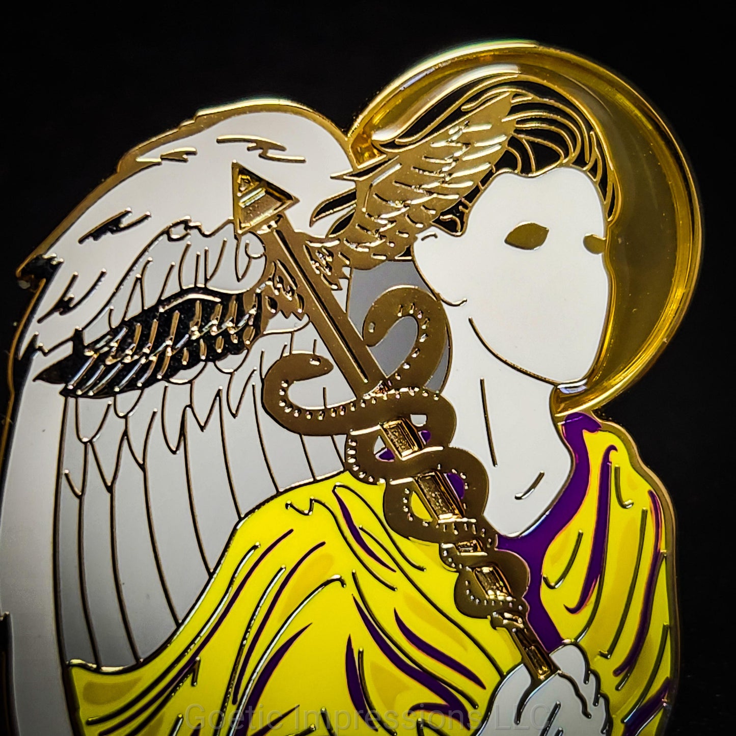 LBRP Archangel Raphael Enamel Pin