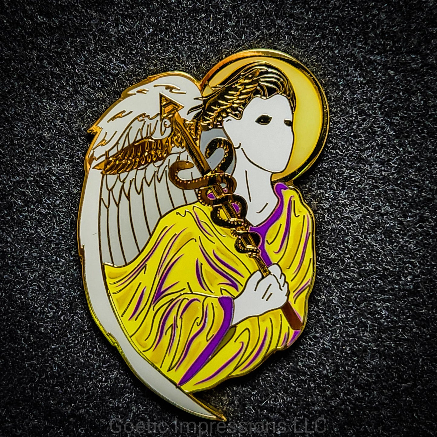 LBRP Archangel Raphael Enamel Pin