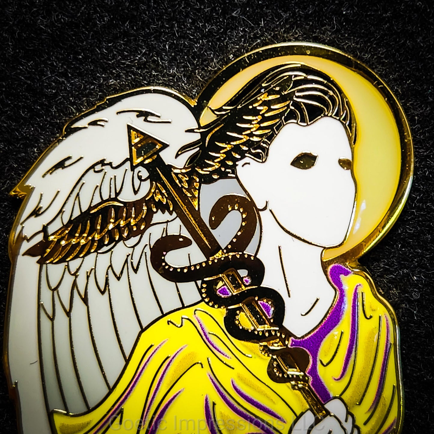 LBRP Archangel Raphael Enamel Pin