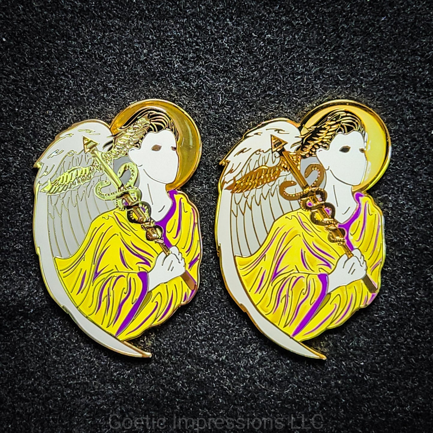 LBRP Archangel Raphael Enamel Pin