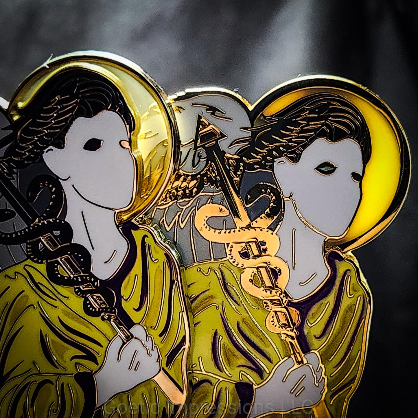 LBRP Archangel Raphael Enamel Pin