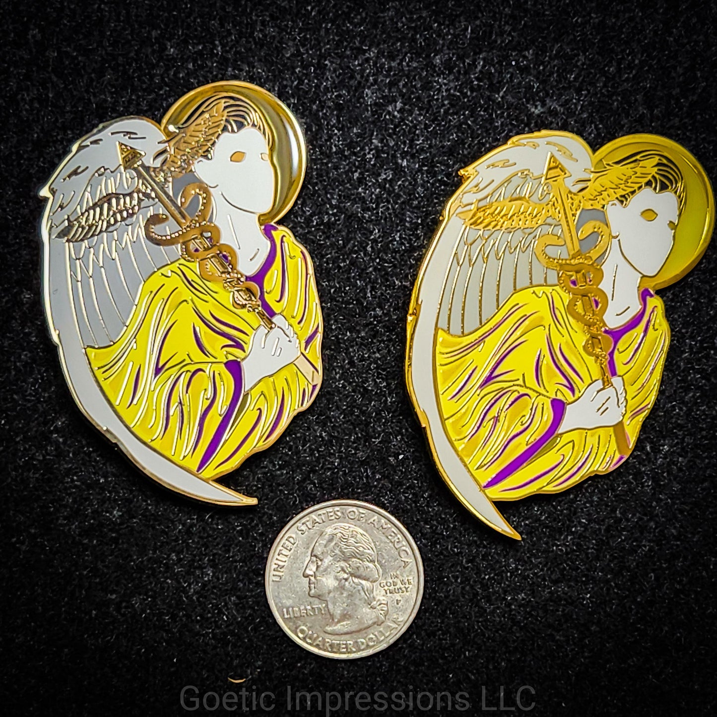 LBRP Archangel Raphael Enamel Pin