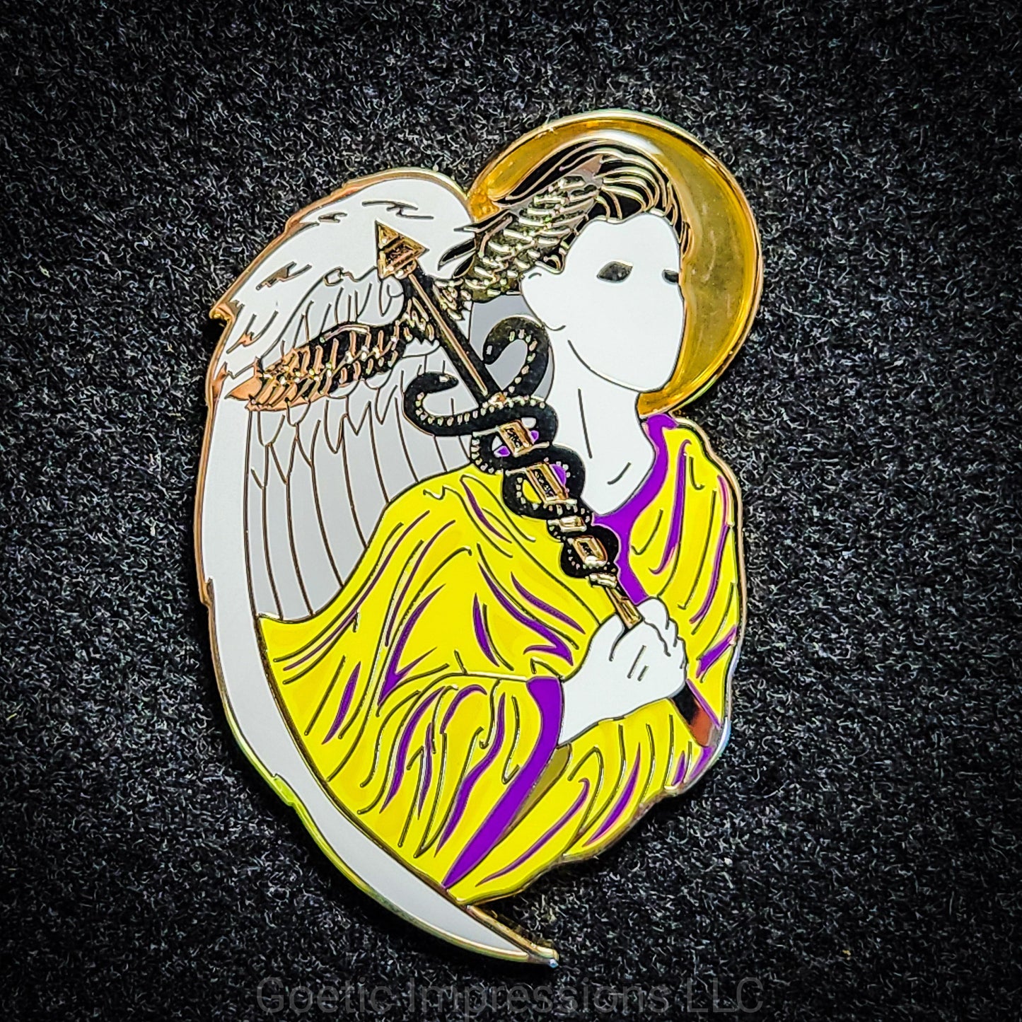 LBRP Archangel Raphael Enamel Pin
