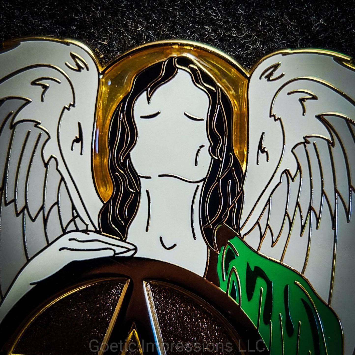 LBRP Archangel Uriel Enamel Pin