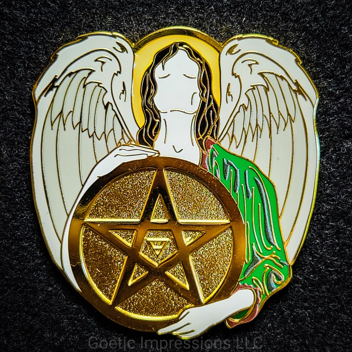 LBRP Archangel Uriel Enamel Pin