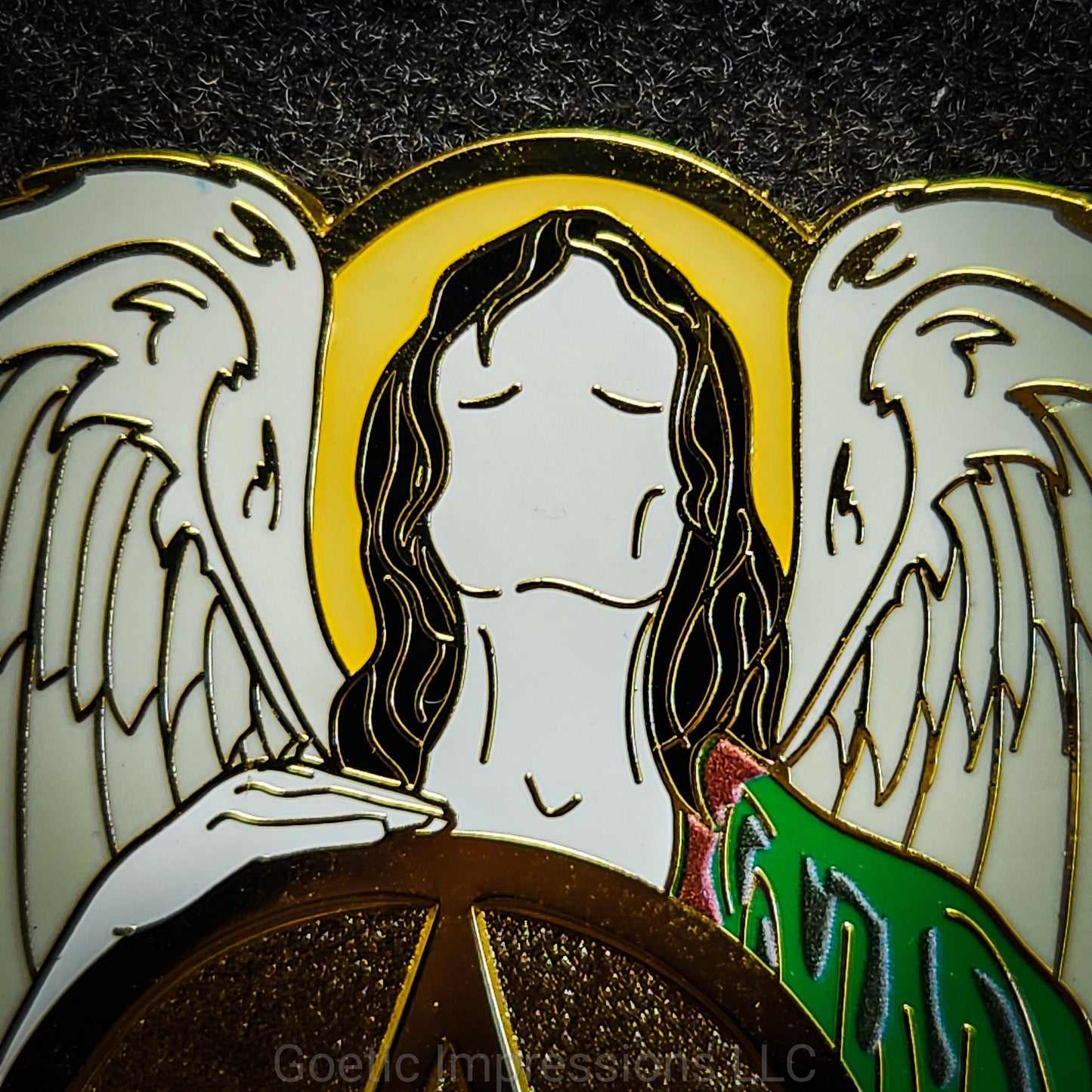 LBRP Archangel Uriel Enamel Pin