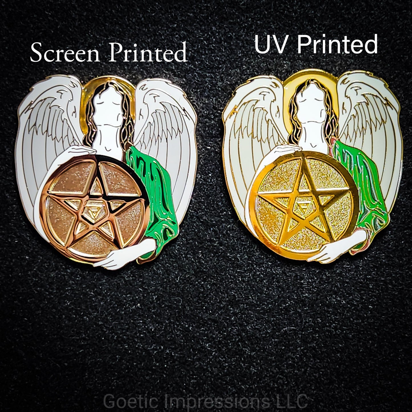 LBRP Archangel Uriel Enamel Pin