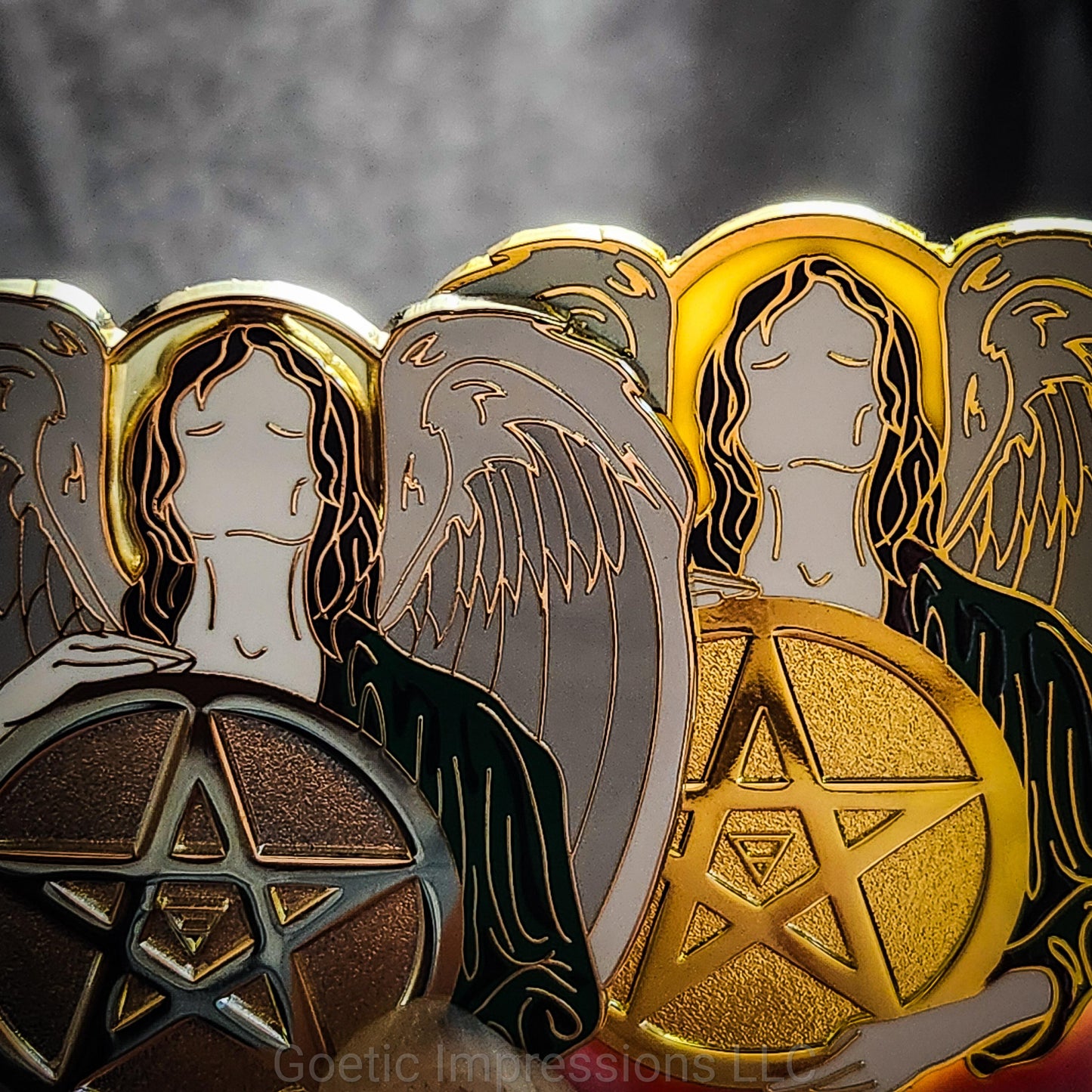 LBRP Archangel Uriel Enamel Pin