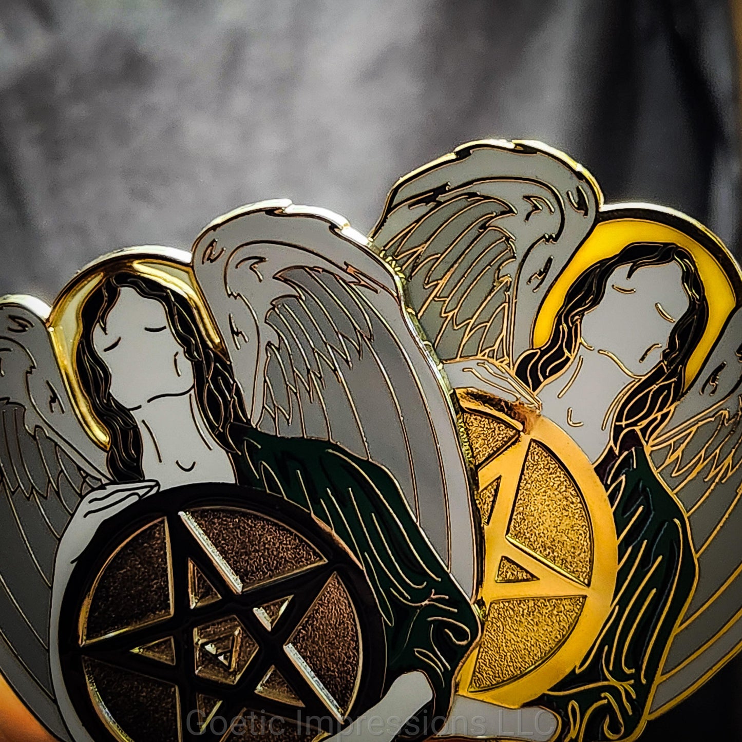 LBRP Archangel Uriel Enamel Pin