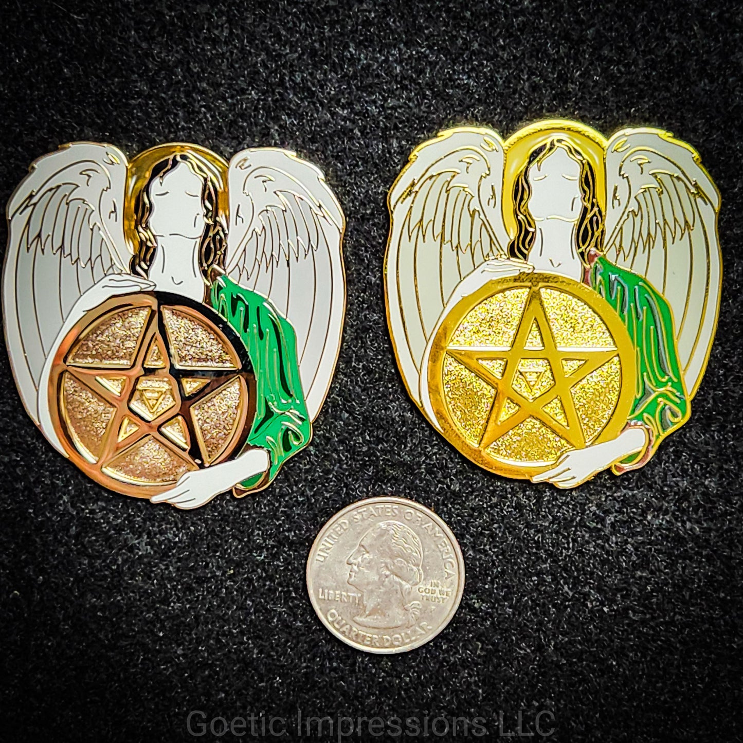 LBRP Archangel Uriel Enamel Pin