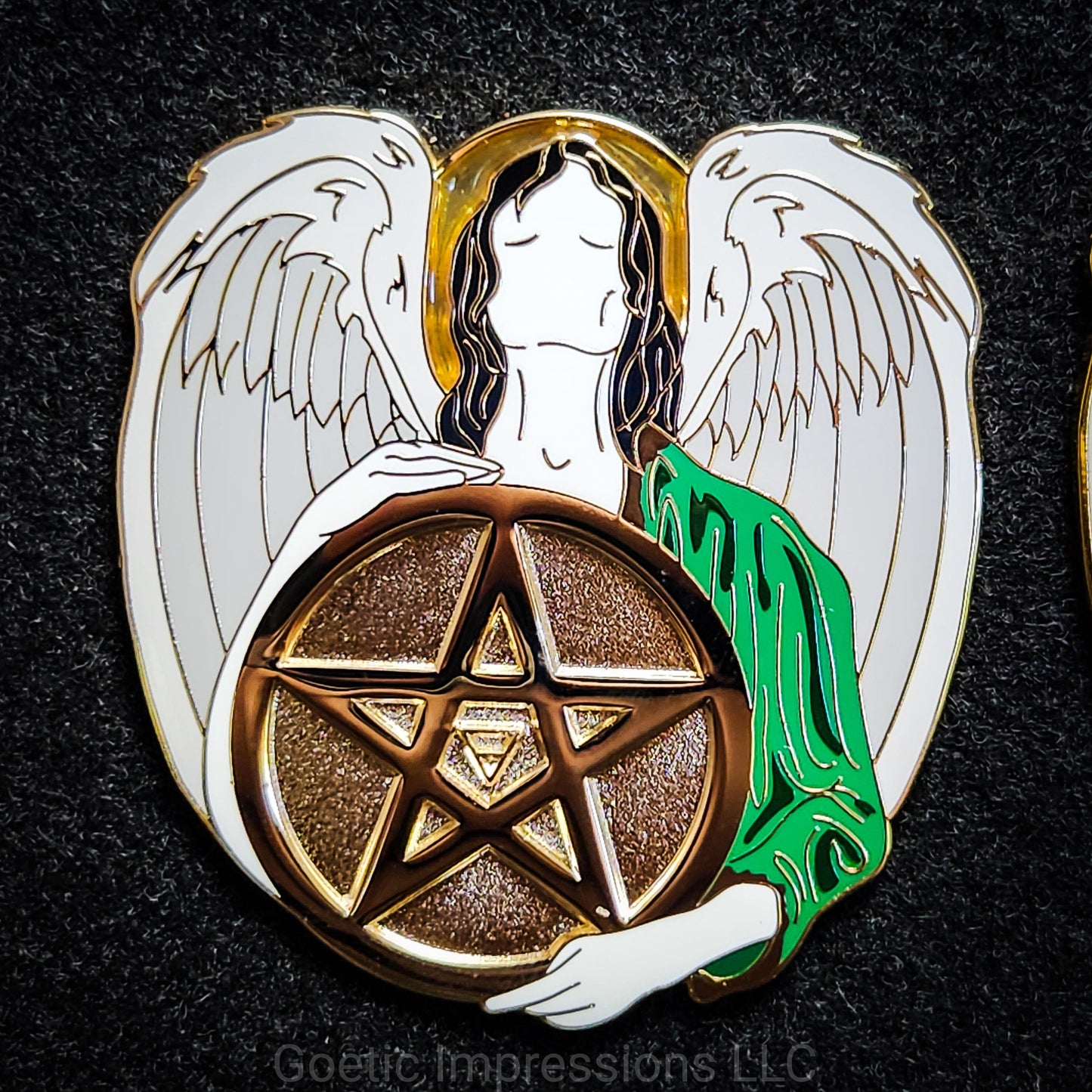 LBRP Archangel Uriel Enamel Pin