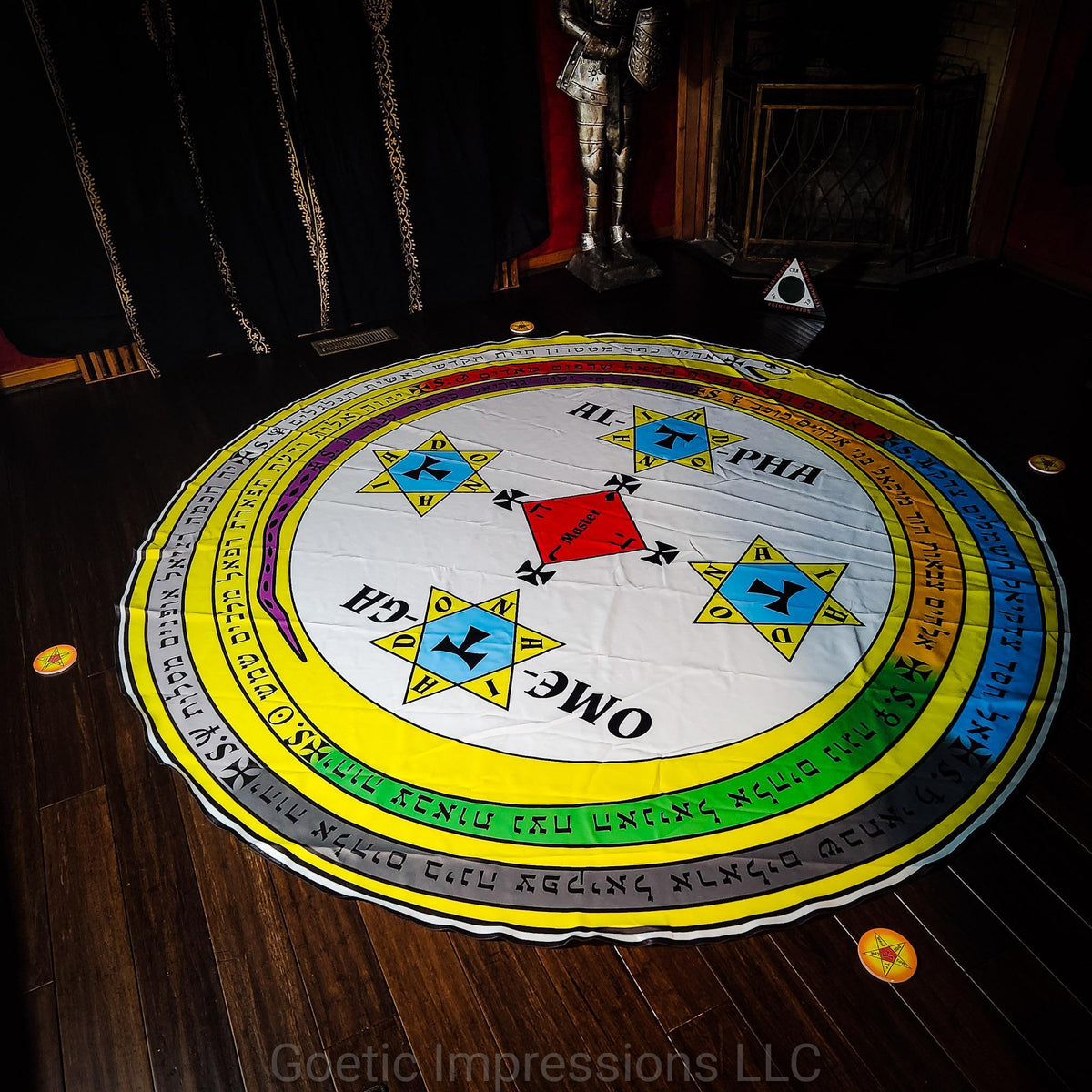 Goetia Ritual Circle The Magickal Circle and Triangle of Solomon - Goetic Impressions