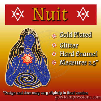 Nuit Enamel Pin