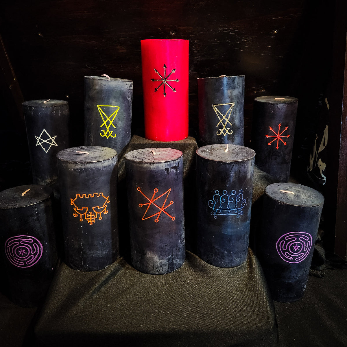 Custom Carved Candle