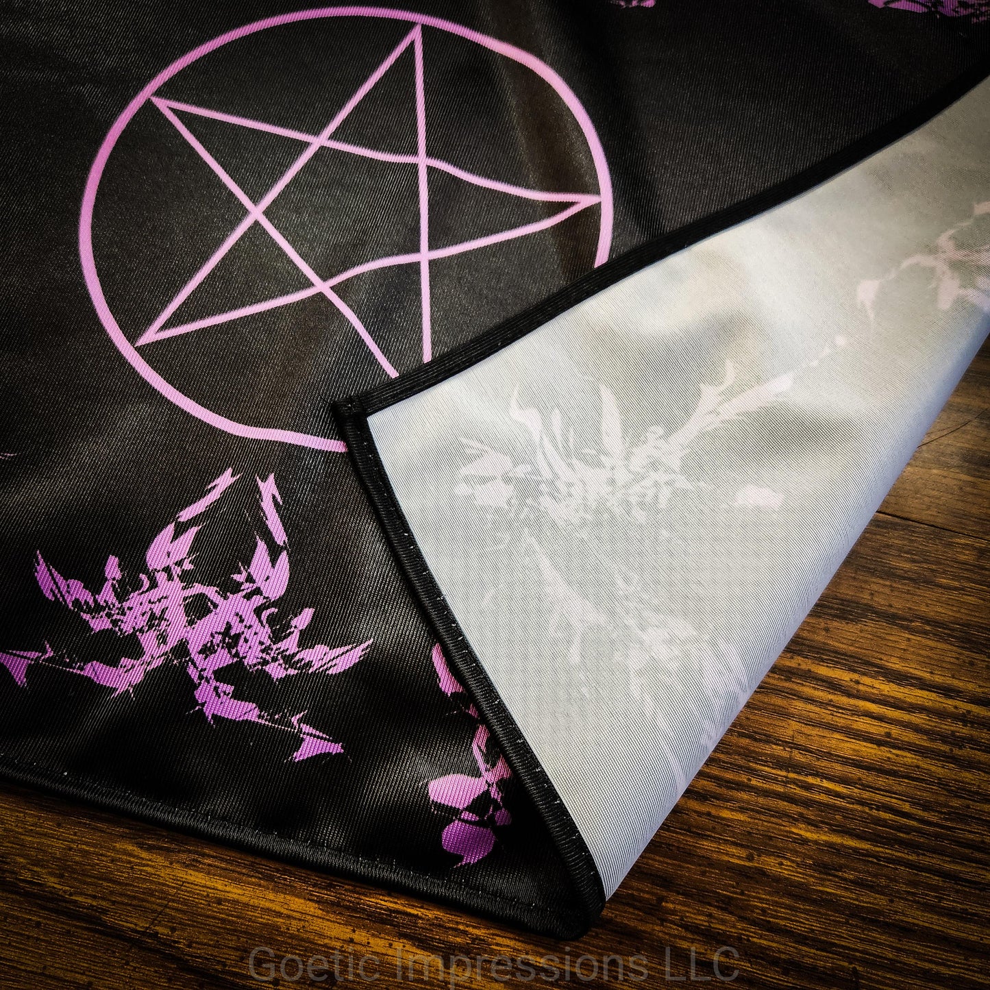 Purple Pentagram Altar Cloth