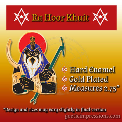 Ra Hoor Khuit Enamel Pin