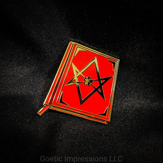 Book of the Law Enamel Pin