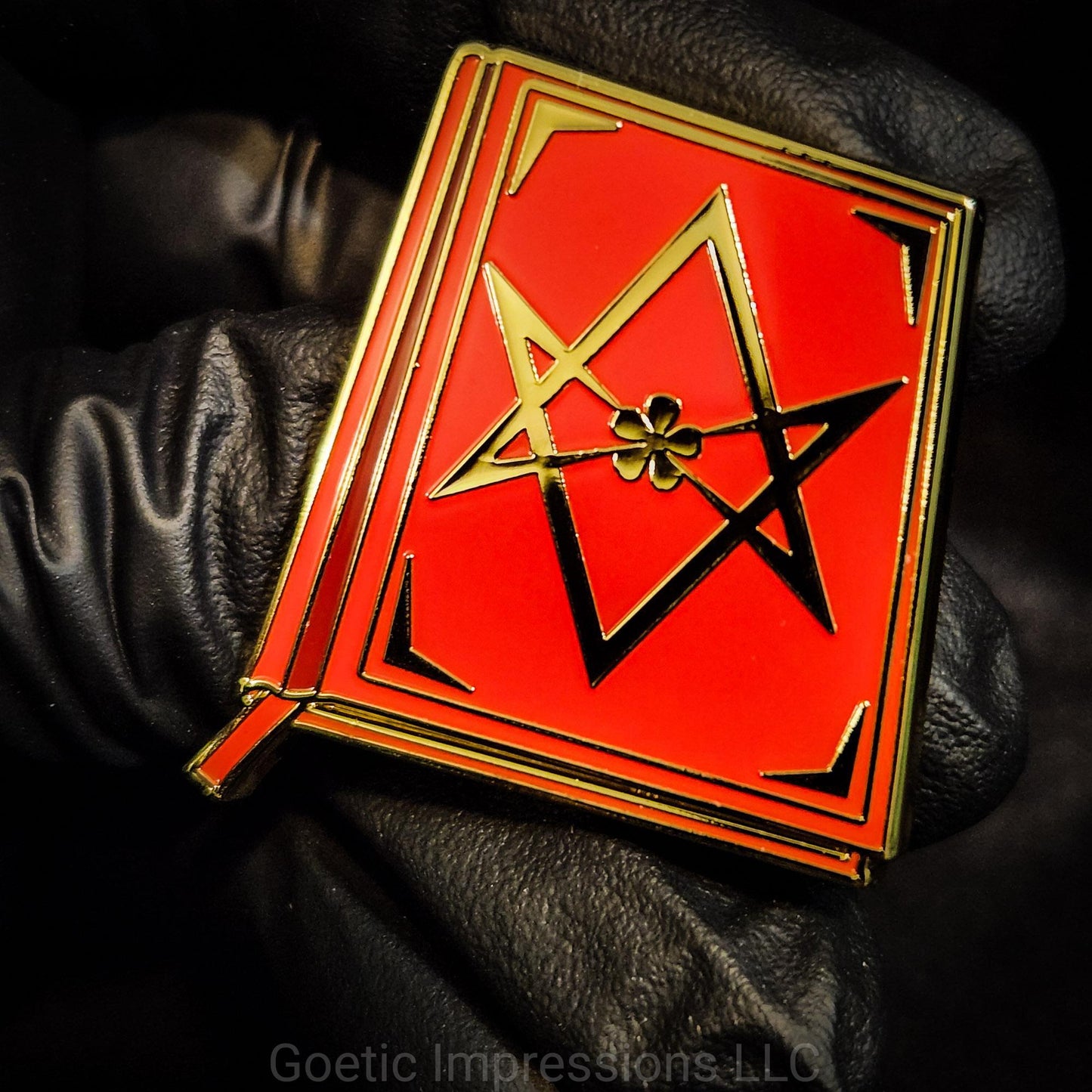 Book of the Law Enamel Pin