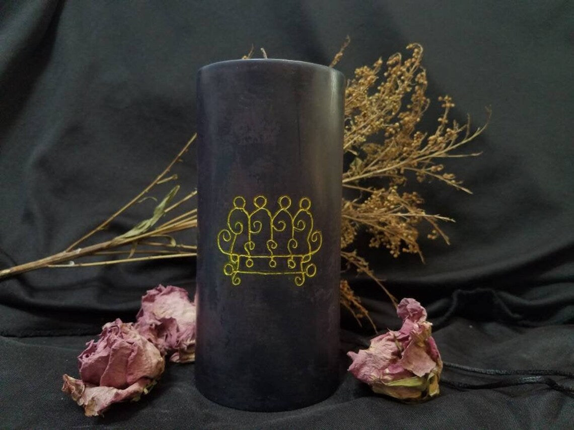 Paimon Sigil Pillar Candle