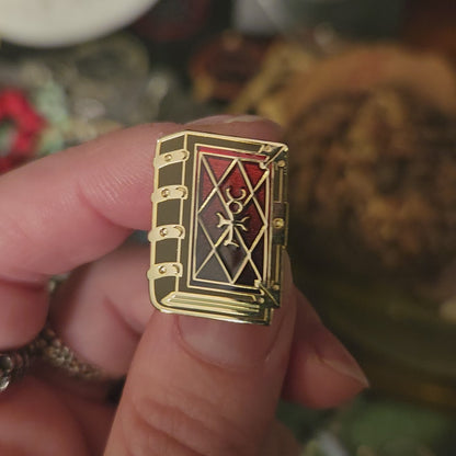 Book of Oberon Enamel Pin