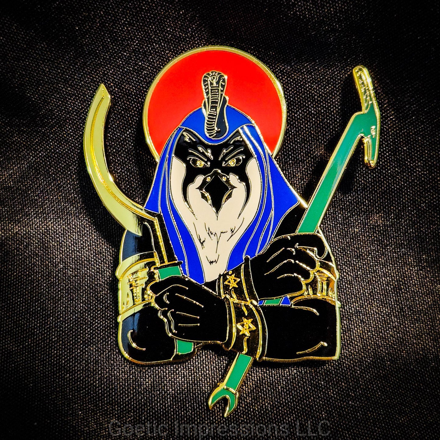 Ra Hoor Khuit Enamel Pin