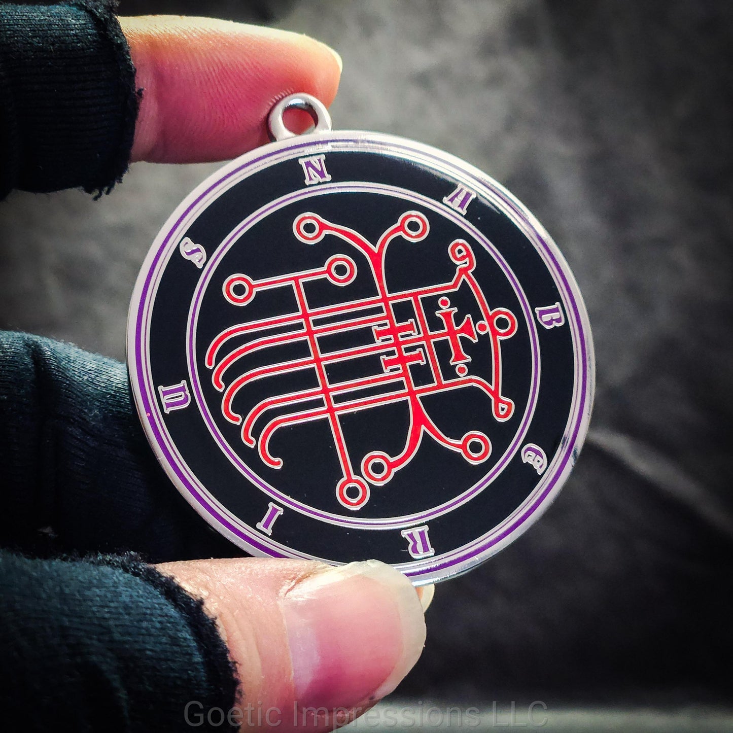 Naberius Sigil Medallion - Ars Goetia Demon Seal