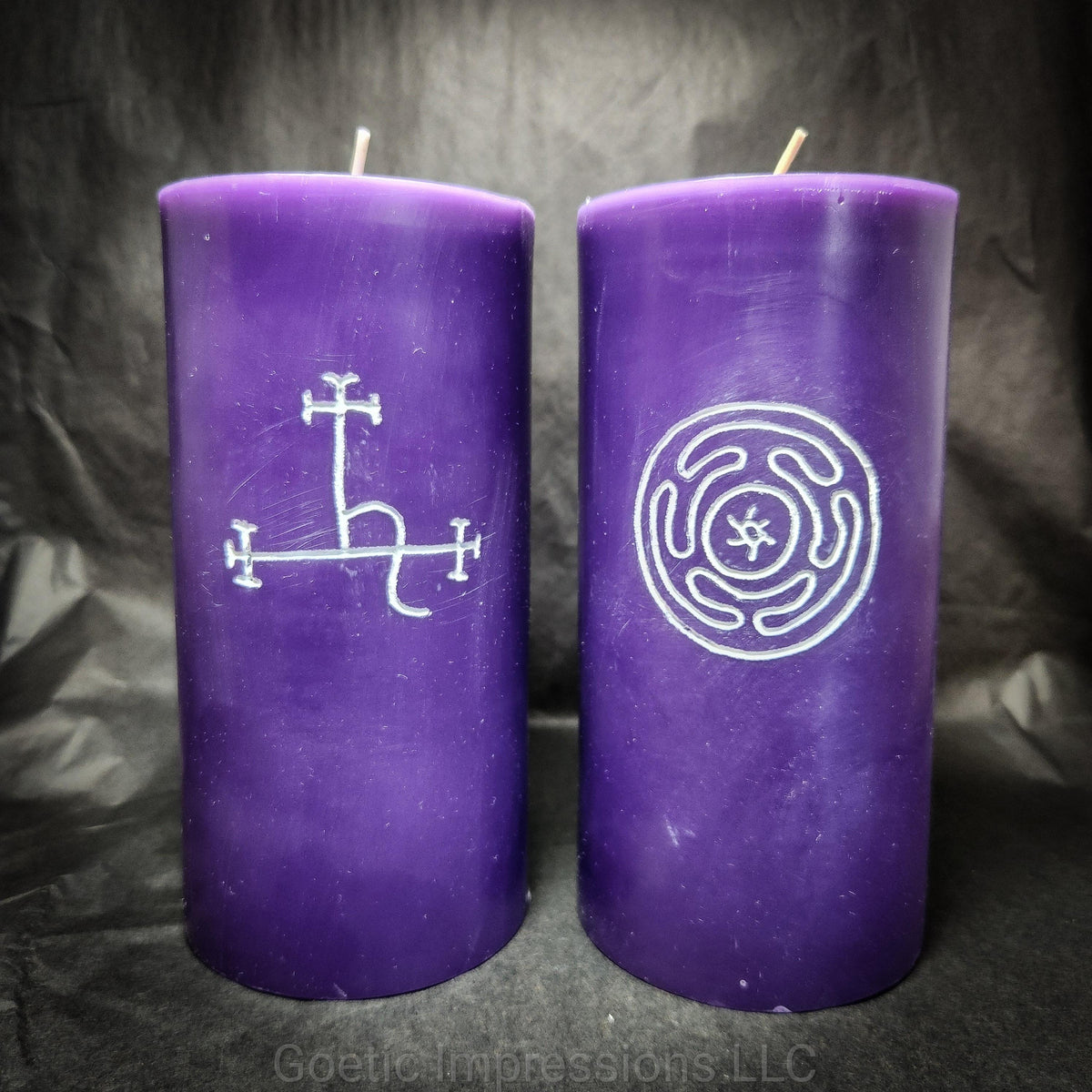 Custom Carved Candle