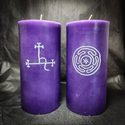 Custom Carved Candle