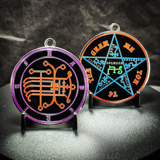 Naberius Sigil Medallion - Ars Goetia Demon Seal