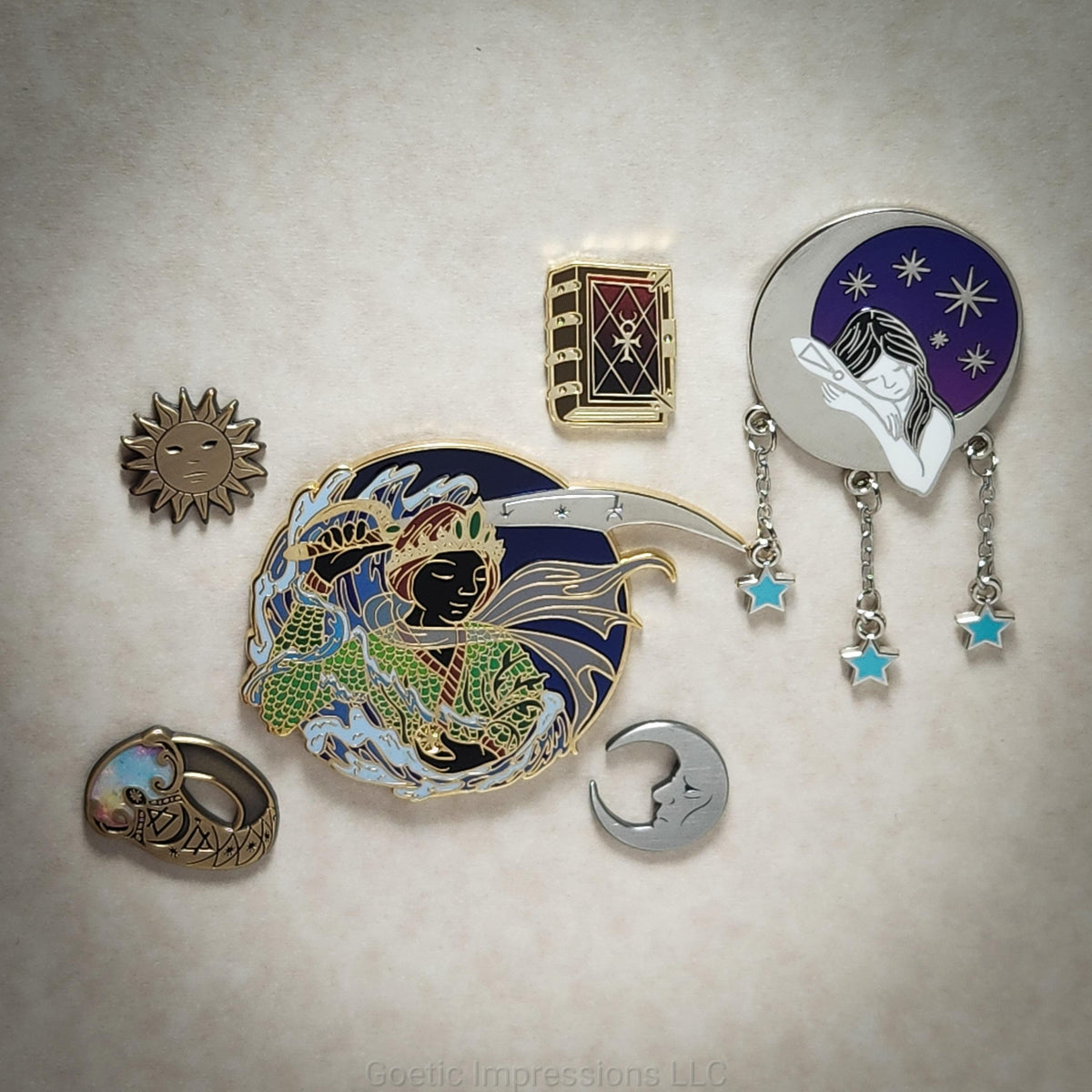 Book of Oberon Enamel Pin