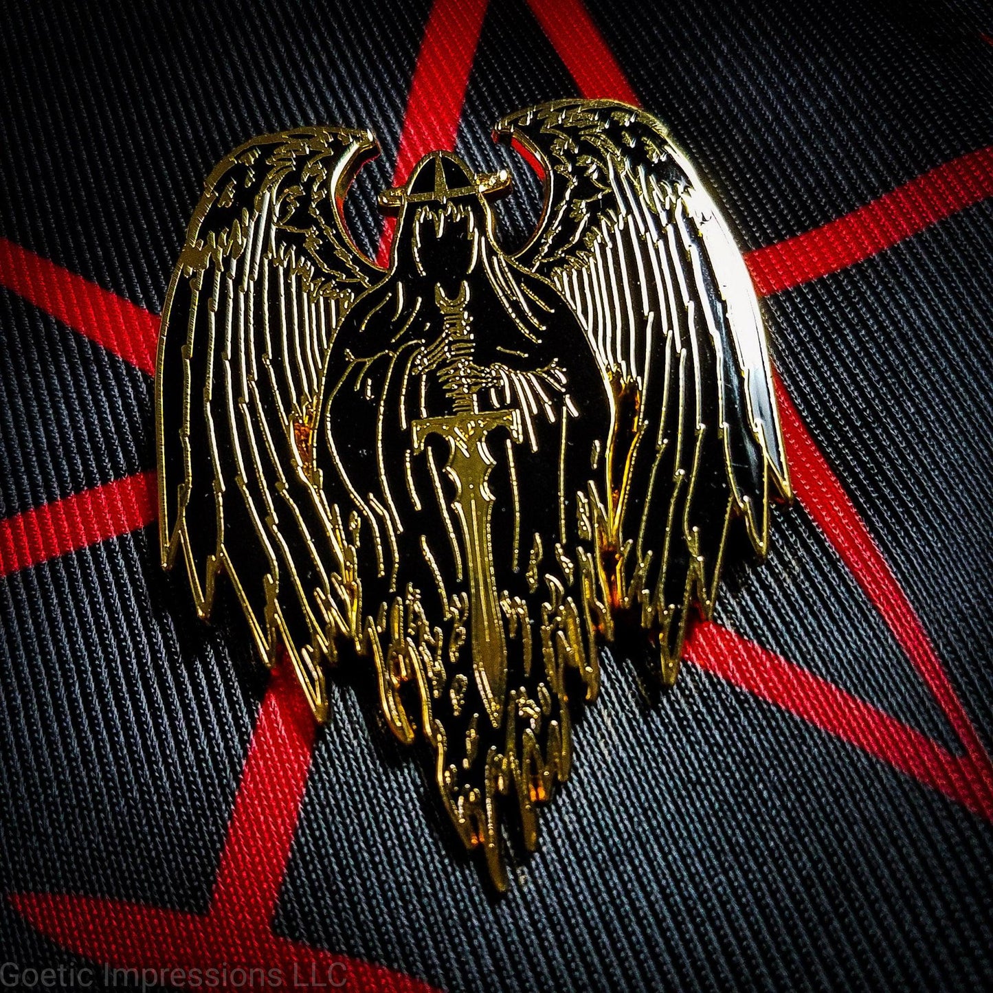 Abaddon: Dark Deities Enamel Pin