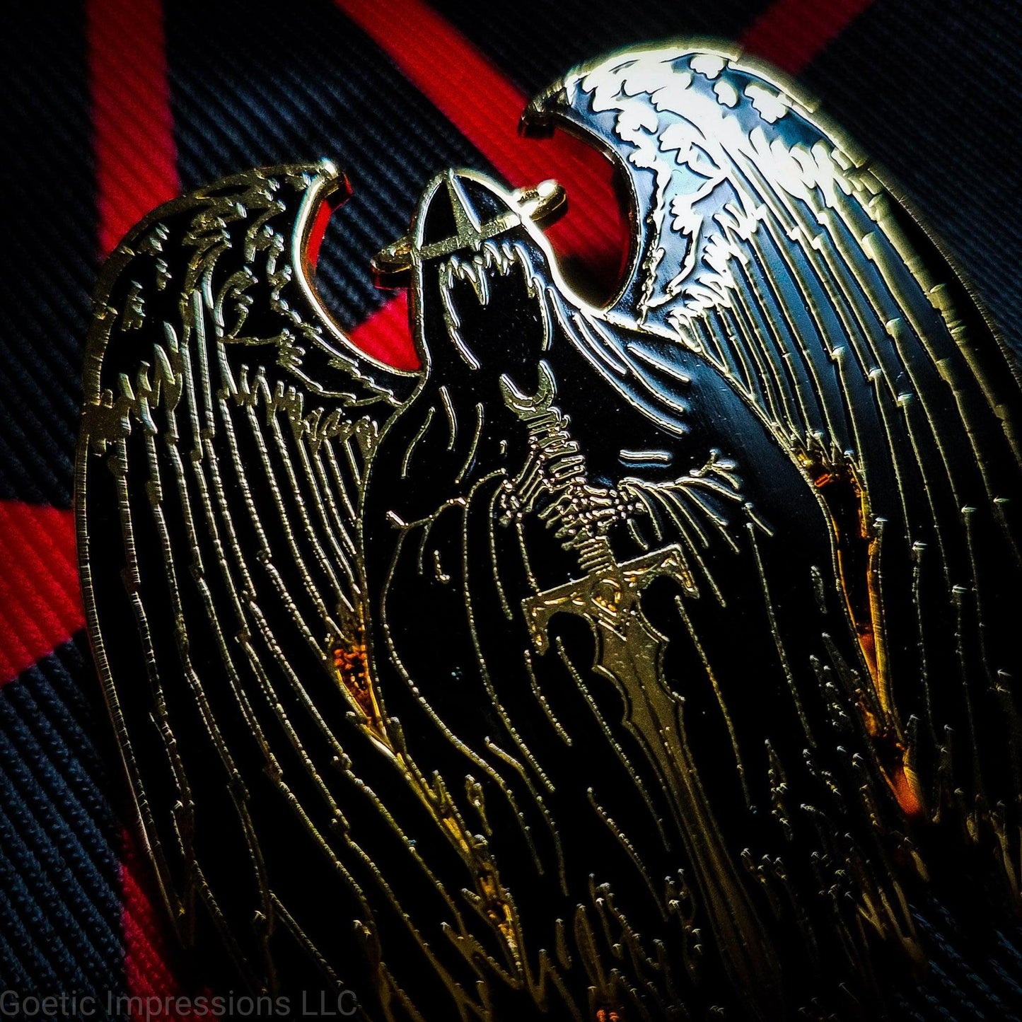 Abaddon: Dark Deities Enamel Pin